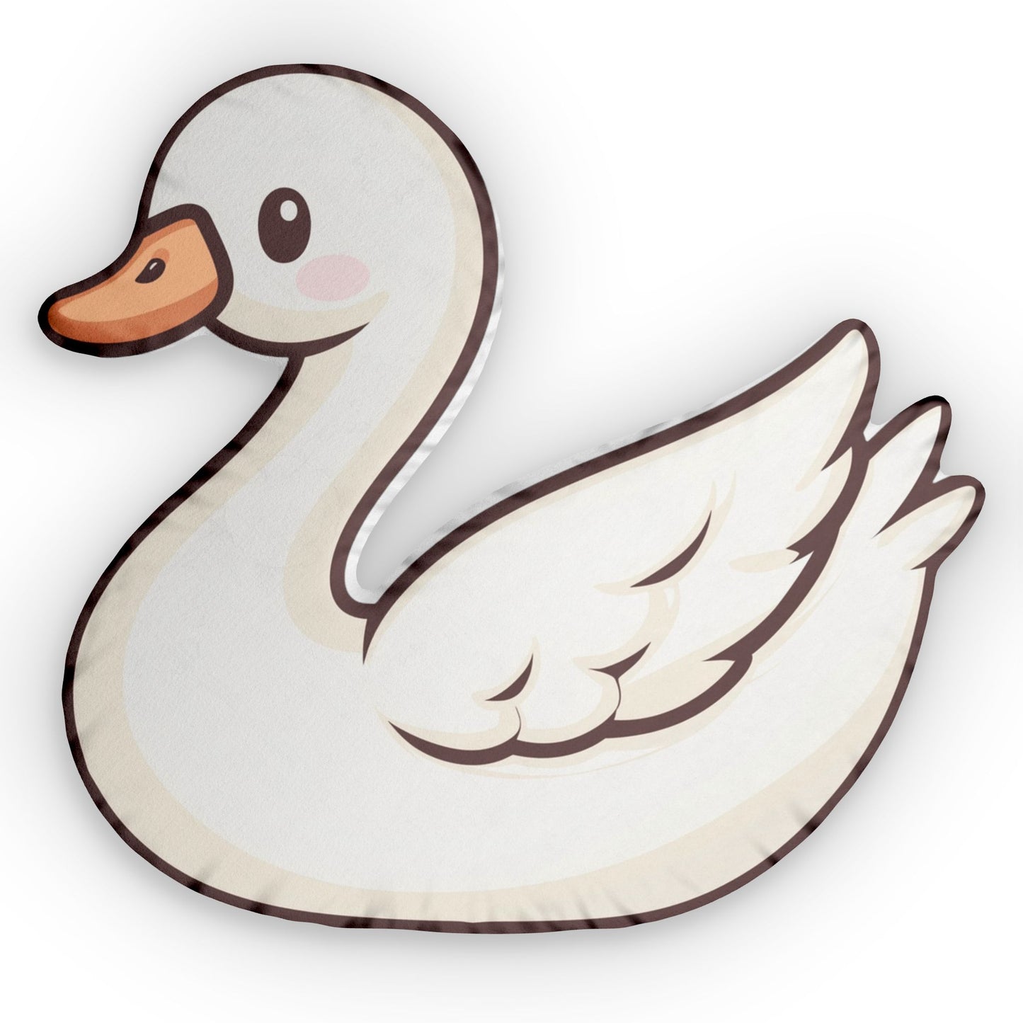 Elegant Swan Shaped Pillow – Soft Plush Cushion for Aesthetic Kawaii Room Decor & Cozy Gift